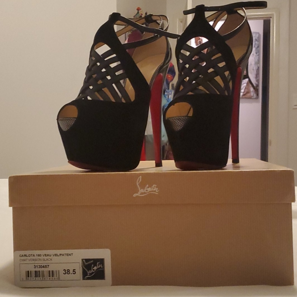 Carlota  160 veau vel/patent  authentic CL 38.5
